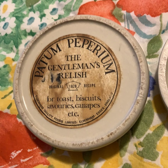 Pheasants Lidded Pot PATUM PEPERIUM Gentleman’s Relish Container (Empty) AS IS - Picture 5 of 6